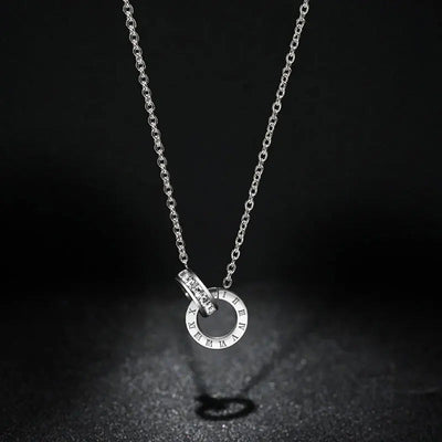 CYNTHIA™ – Roman Numeral Charm Necklace