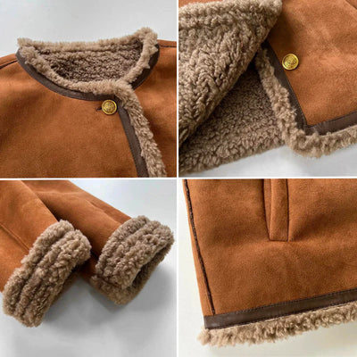Isabella™  Shearling Button Jacket